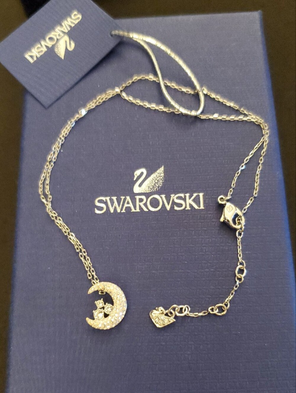 Swarovski Tough Moon Crystal Necklace